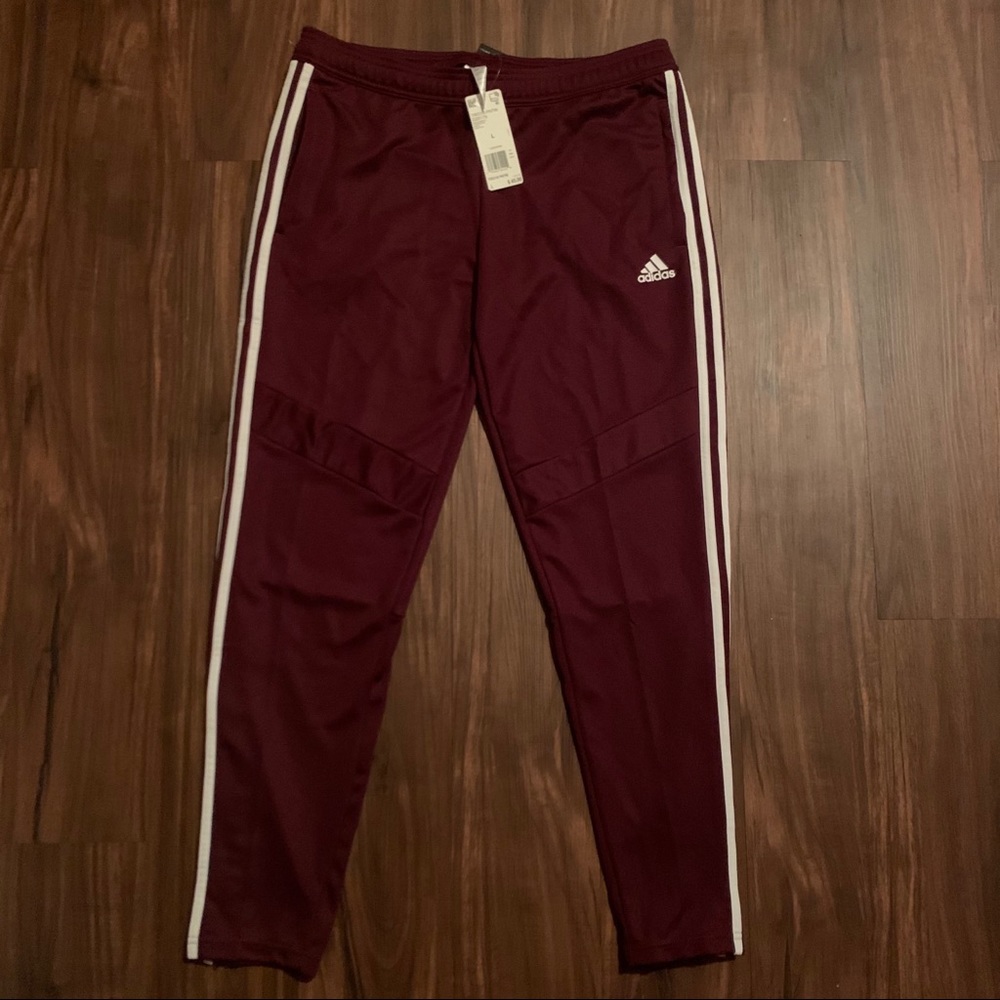 Adidas joggers lady maroon  size L